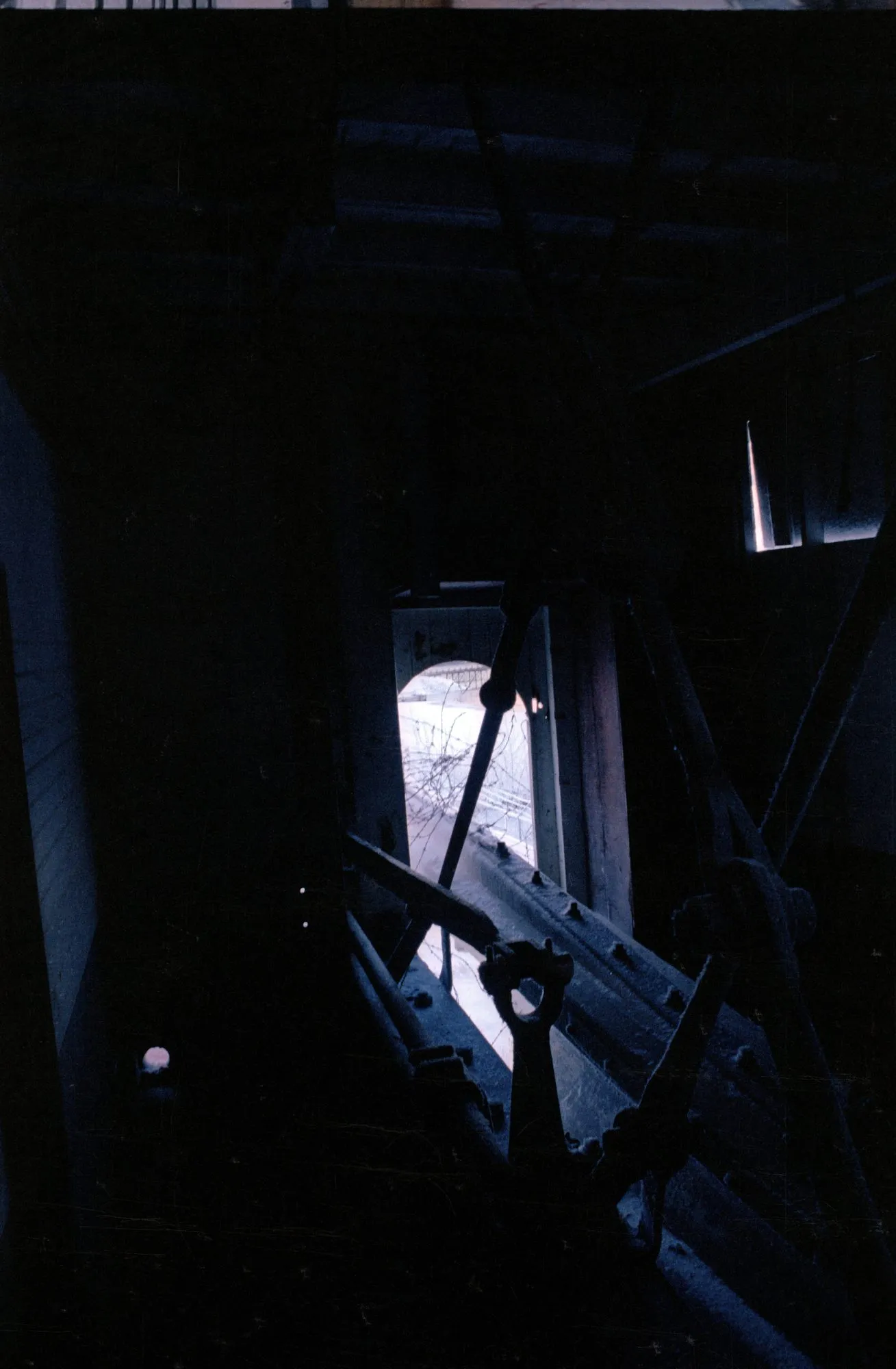 Interior, light through an opening