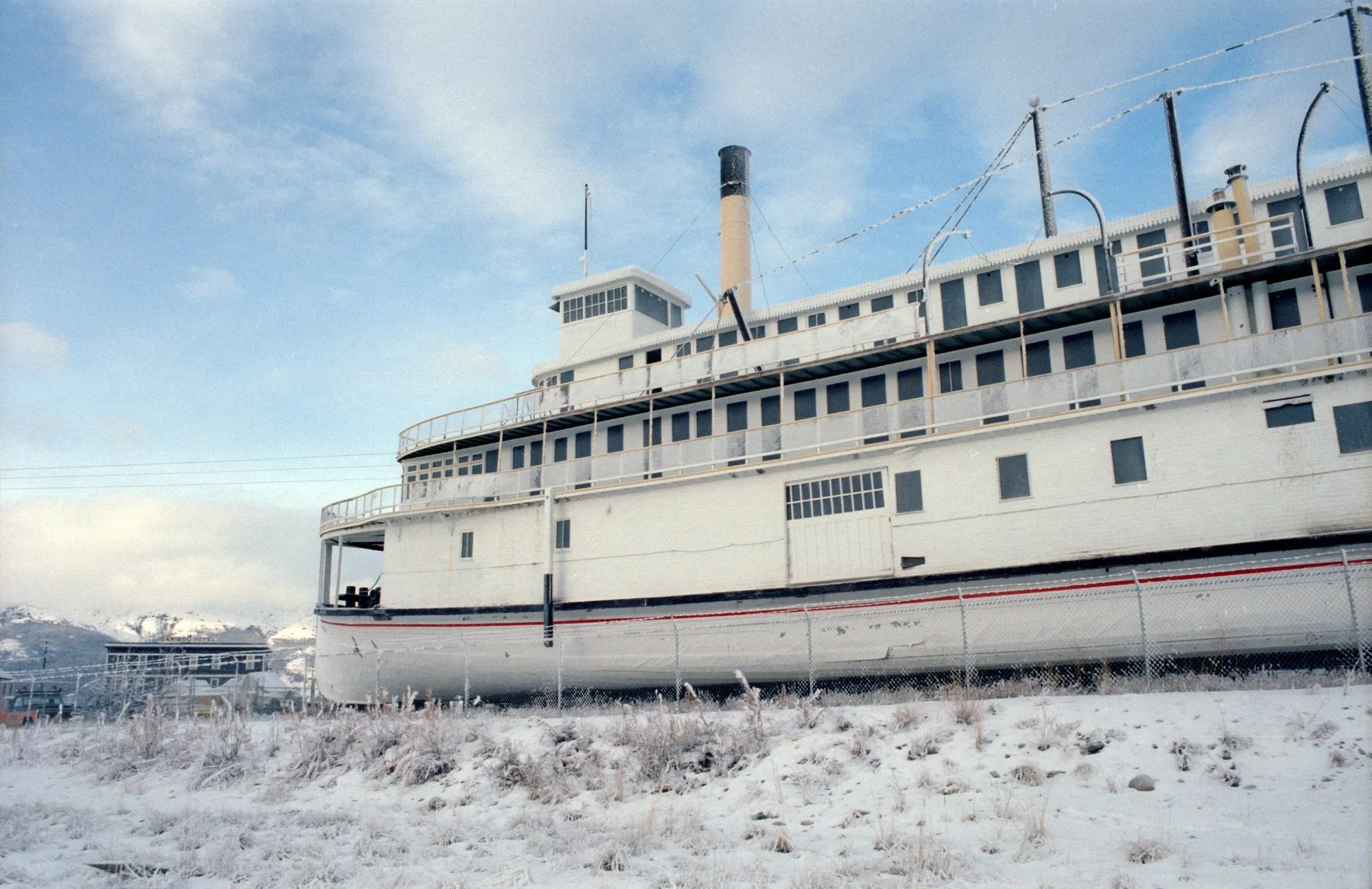 Bow quarter in winter