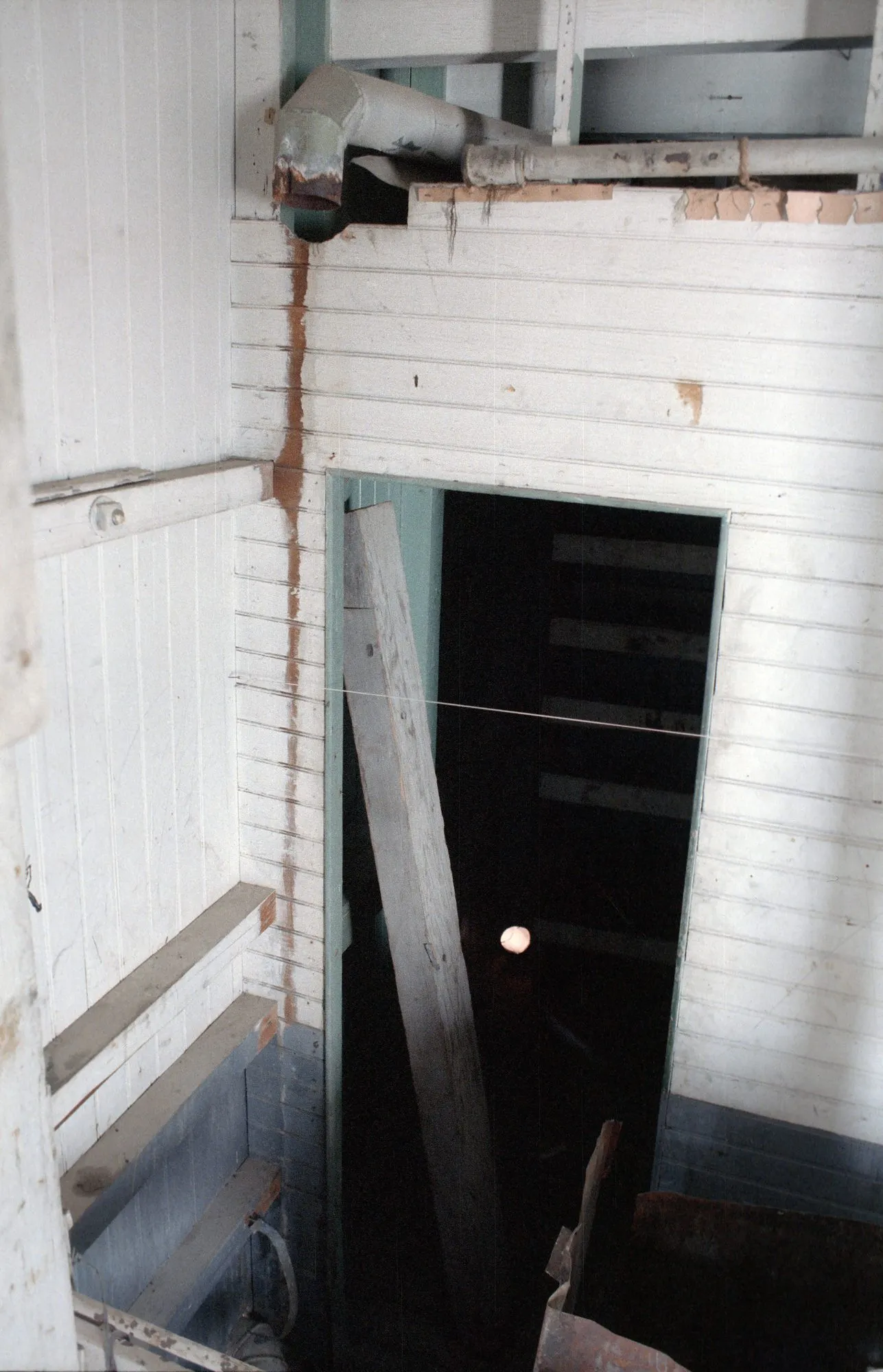 Stairway opening and doorway